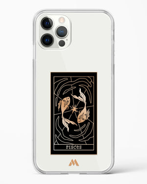 Tarot Card Zodiac Pisces Crystal Clear Transparent Case-(Apple)