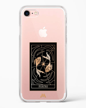 Tarot Card Zodiac Pisces Crystal Clear Transparent Case-(Apple)