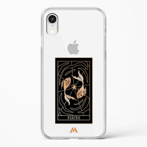 Tarot Card Zodiac Pisces Crystal Clear Transparent Case-(Apple)