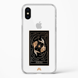 Tarot Card Zodiac Pisces Crystal Clear Transparent Case-(Apple)