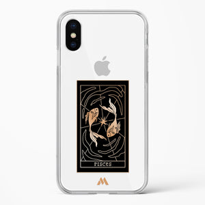 Tarot Card Zodiac Pisces Crystal Clear Transparent Case-(Apple)