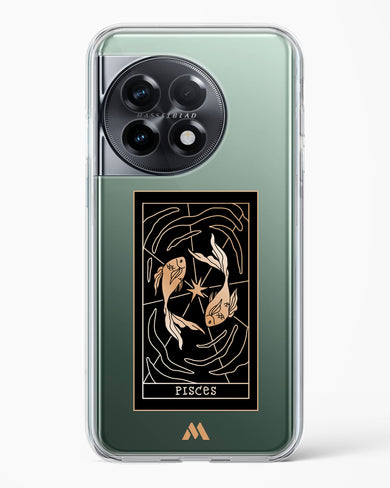 Tarot Card Zodiac Pisces Crystal Clear Transparent Case-(OnePlus)