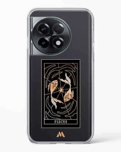 Tarot Card Zodiac Pisces Crystal Clear Transparent Case-(OnePlus)