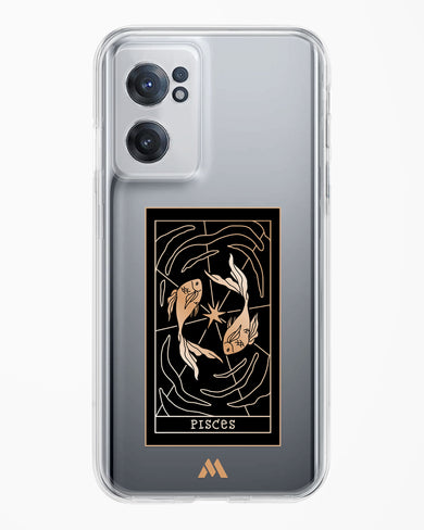 Tarot Card Zodiac Pisces Crystal Clear Transparent Case-(OnePlus)