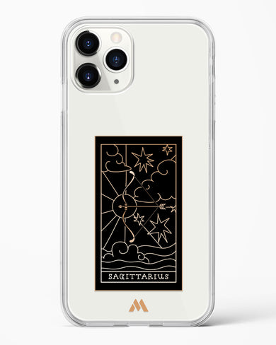 Tarot Card Zodiac Sagittarius Crystal Clear Transparent Case-(Apple)