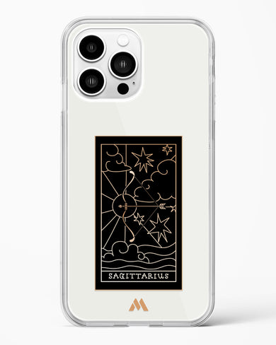 Tarot Card Zodiac Sagittarius Crystal Clear Transparent Case-(Apple)