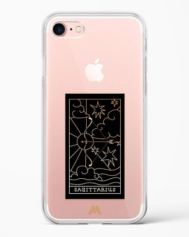 Tarot Card Zodiac Sagittarius Crystal Clear Transparent Case-(Apple)