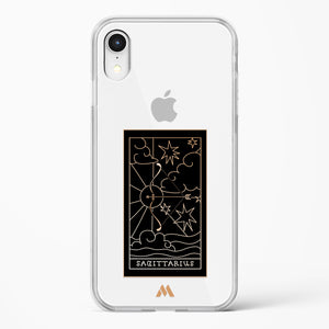 Tarot Card Zodiac Sagittarius Crystal Clear Transparent Case-(Apple)
