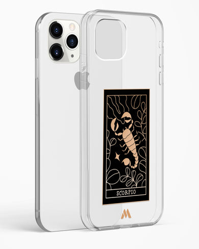 Tarot Card Zodiac Scorpio Crystal Clear Transparent Case-(Apple)