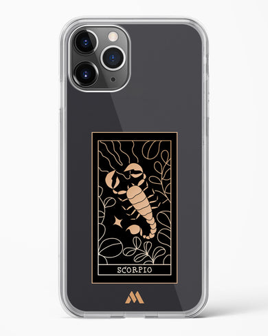 Tarot Card Zodiac Scorpio Crystal Clear Transparent Case-(Apple)