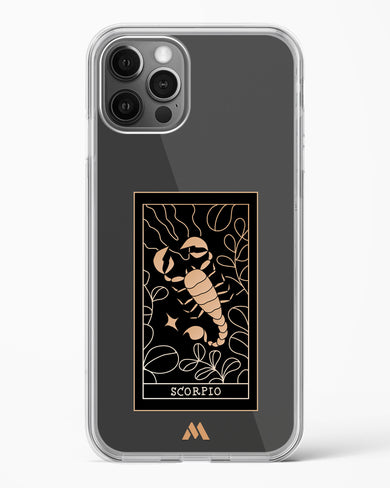 Tarot Card Zodiac Scorpio Crystal Clear Transparent Case-(Apple)