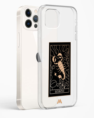 Tarot Card Zodiac Scorpio Crystal Clear Transparent Case-(Apple)