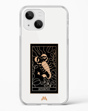 Tarot Card Zodiac Scorpio Crystal Clear Transparent Case-(Apple)