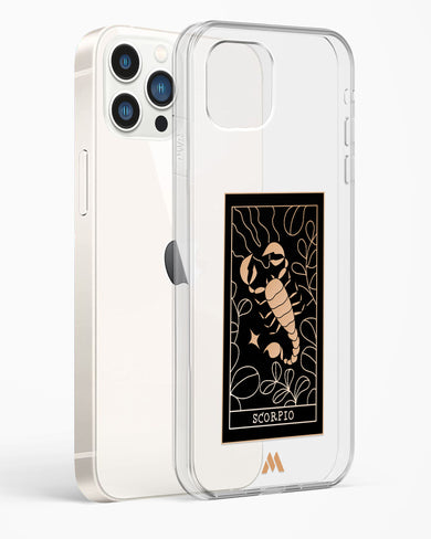 Tarot Card Zodiac Scorpio Crystal Clear Transparent Case-(Apple)