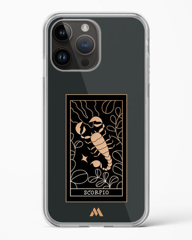 Tarot Card Zodiac Scorpio Crystal Clear Transparent Case-(Apple)