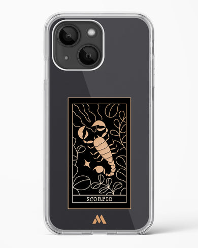 Tarot Card Zodiac Scorpio Crystal Clear Transparent Case-(Apple)