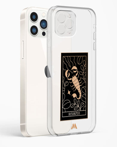Tarot Card Zodiac Scorpio Crystal Clear Transparent Case-(Apple)