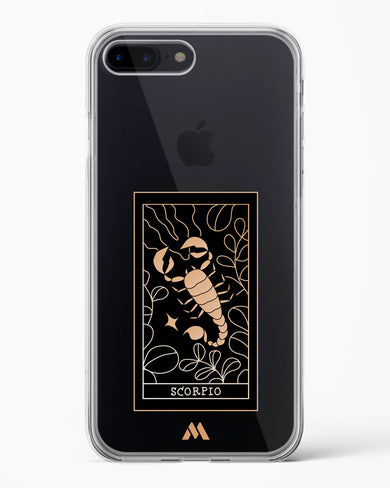 Tarot Card Zodiac Scorpio Crystal Clear Transparent Case-(Apple)