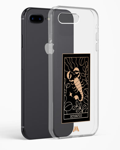 Tarot Card Zodiac Scorpio Crystal Clear Transparent Case-(Apple)
