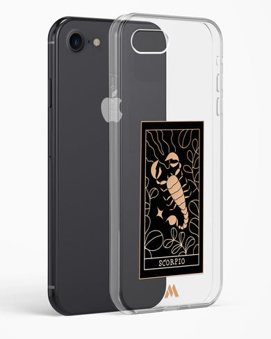 Tarot Card Zodiac Scorpio Crystal Clear Transparent Case-(Apple)