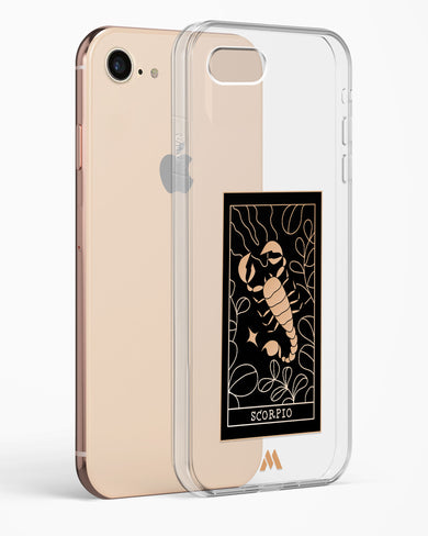 Tarot Card Zodiac Scorpio Crystal Clear Transparent Case-(Apple)