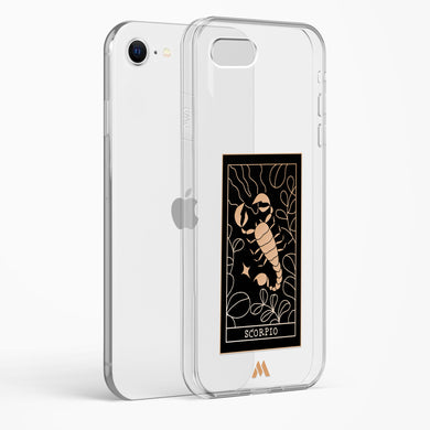 Tarot Card Zodiac Scorpio Crystal Clear Transparent Case-(Apple)