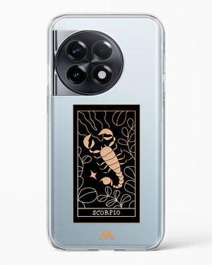 Tarot Card Zodiac Scorpio Crystal Clear Transparent Case-(OnePlus)