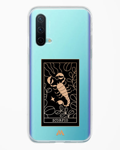Tarot Card Zodiac Scorpio Crystal Clear Transparent Case-(OnePlus)