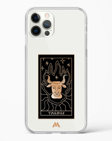 Tarot Card Zodiac Taurus Crystal Clear Transparent Case-(Apple)