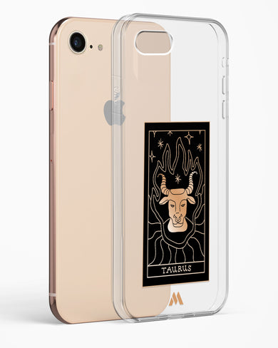 Tarot Card Zodiac Taurus Crystal Clear Transparent Case-(Apple)