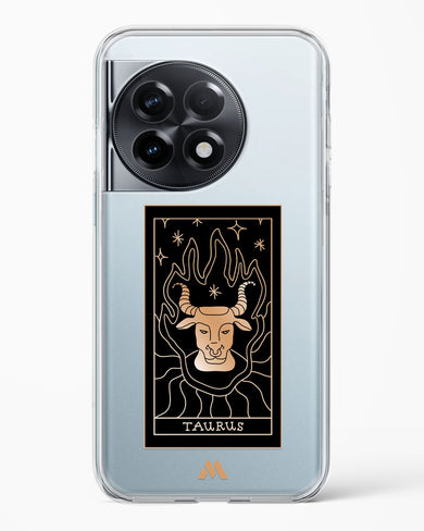 Tarot Card Zodiac Taurus Crystal Clear Transparent Case-(OnePlus)