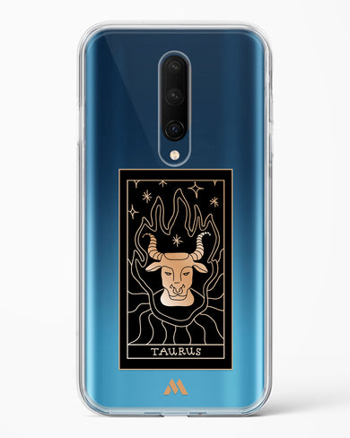 Tarot Card Zodiac Taurus Crystal Clear Transparent Case-(OnePlus)