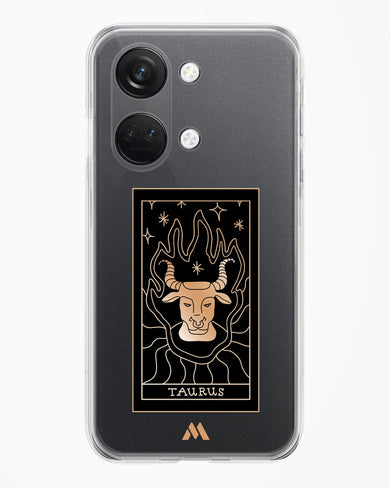 Tarot Card Zodiac Taurus Crystal Clear Transparent Case-(OnePlus)