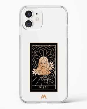 Tarot Card Zodiac Virgo Crystal Clear Transparent Case-(Apple)