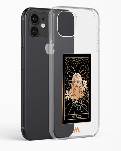 Tarot Card Zodiac Virgo Crystal Clear Transparent Case-(Apple)