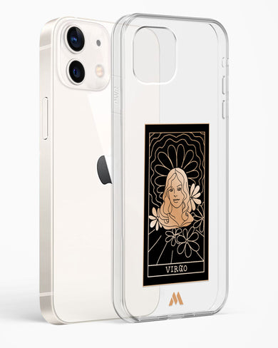 Tarot Card Zodiac Virgo Crystal Clear Transparent Case-(Apple)