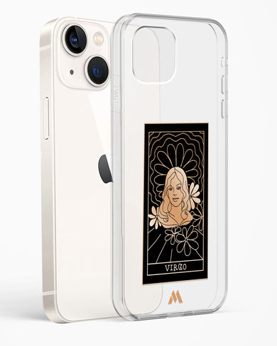 Tarot Card Zodiac Virgo Crystal Clear Transparent Case-(Apple)