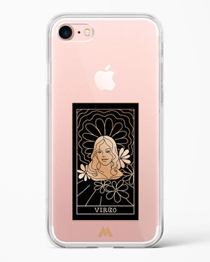 Tarot Card Zodiac Virgo Crystal Clear Transparent Case-(Apple)