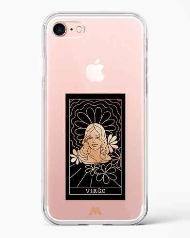 Tarot Card Zodiac Virgo Crystal Clear Transparent Case-(Apple)