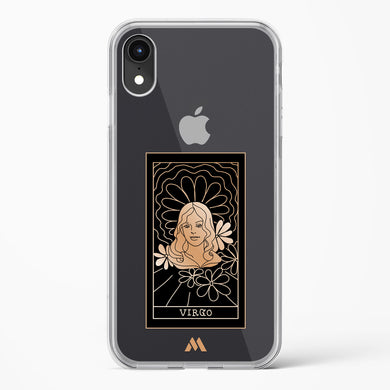 Tarot Card Zodiac Virgo Crystal Clear Transparent Case-(Apple)