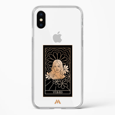 Tarot Card Zodiac Virgo Crystal Clear Transparent Case-(Apple)