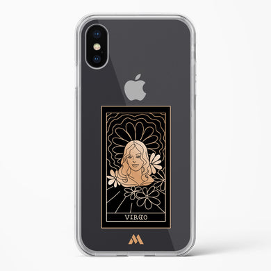 Tarot Card Zodiac Virgo Crystal Clear Transparent Case-(Apple)