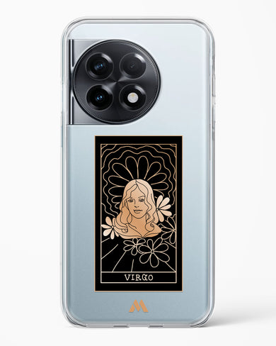 Tarot Card Zodiac Virgo Crystal Clear Transparent Case-(OnePlus)