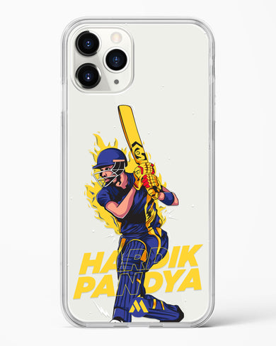 Hardik Hardhitter Pandya Crystal Clear Transparent Case-(Apple)