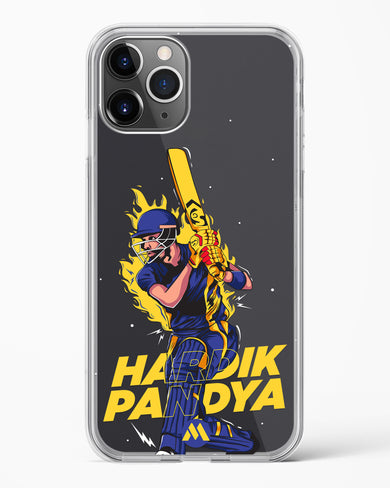 Hardik Hardhitter Pandya Crystal Clear Transparent Case-(Apple)