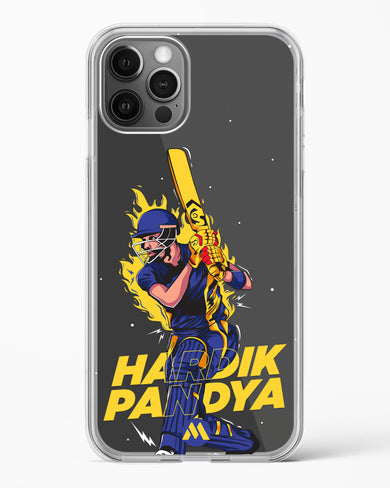 Hardik Hardhitter Pandya Crystal Clear Transparent Case-(Apple)