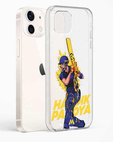 Hardik Hardhitter Pandya Crystal Clear Transparent Case-(Apple)