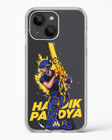 Hardik Hardhitter Pandya Crystal Clear Transparent Case-(Apple)