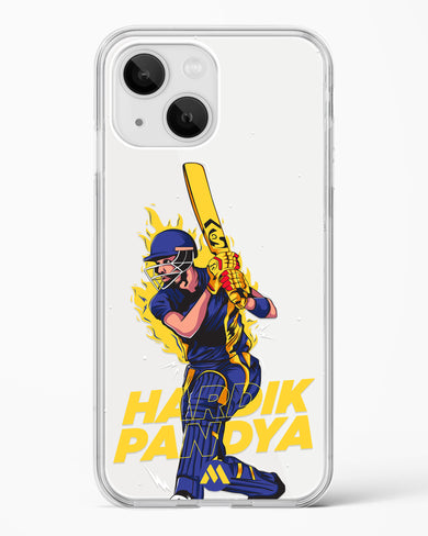 Hardik Hardhitter Pandya Crystal Clear Transparent Case-(Apple)