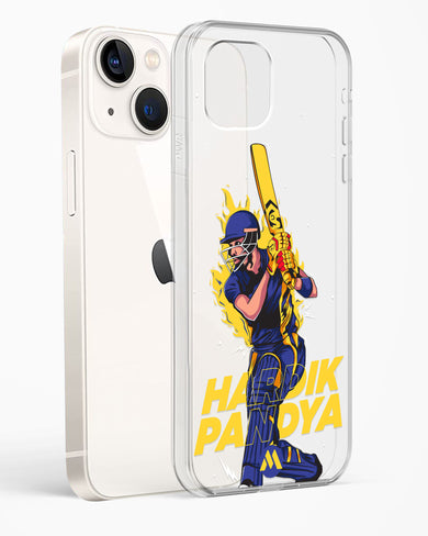 Hardik Hardhitter Pandya Crystal Clear Transparent Case-(Apple)